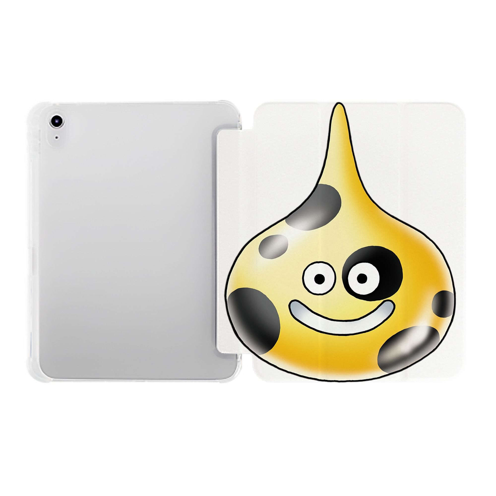 （画像用） ドラゴンクエスト Doragon Kuesuto Dragon Quest IPad ケース ペン収納付き 三つ折りスタンド PUレザー×シリコン 対応機種9.5/10.5/10.9インチ